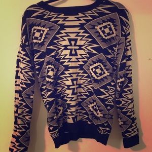H&M tribal sweater